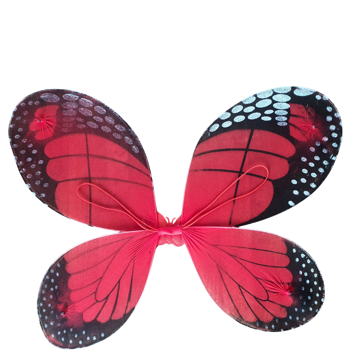 Kit Asa de Borboleta Monarca Vermelha - Fantasia - Kriat Kit Asa de Borboleta Monarca Vermelha - Fantasia - Kriat